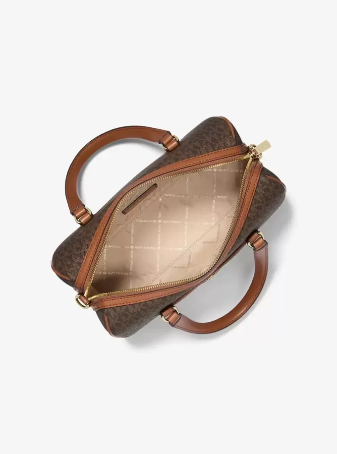 Torba podróżna Jet Set Travel Medium Signature Logo na ramię