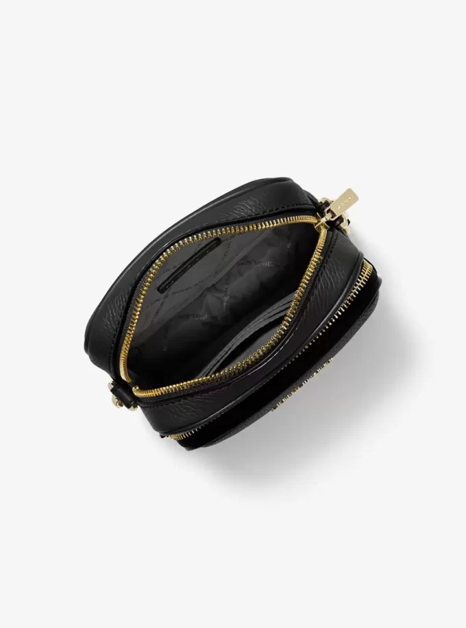 Torba podróżna Jet Set Travel średniej wielkości ze skóry groszkowanej