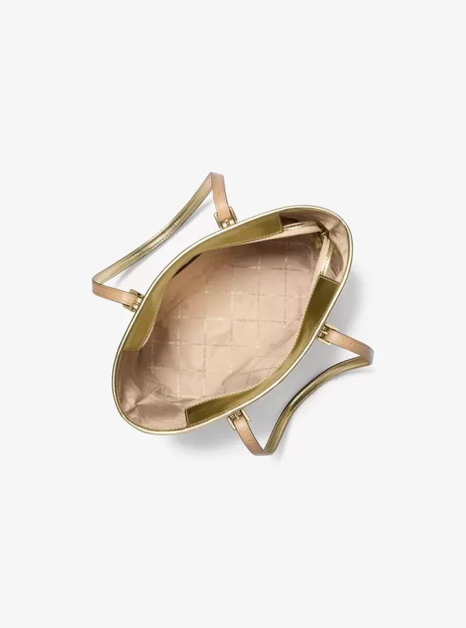 Torba podróżna Jet Set Travel Small Metallic Logo z zamkiem błyskawicznym od góry