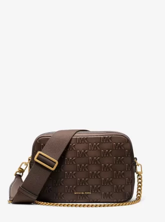 Torba typu crossbody Bryant Medium z wytłoczonym logo i polerowaną skórą