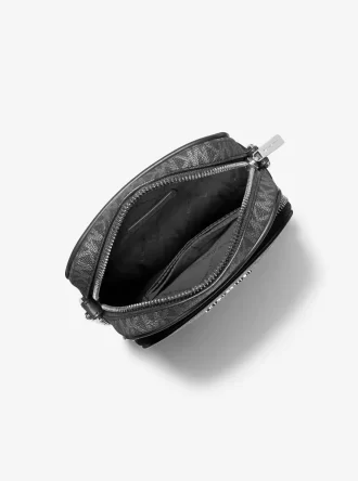 Torba typu crossbody Jet Set Medium Metallic Signature Logo