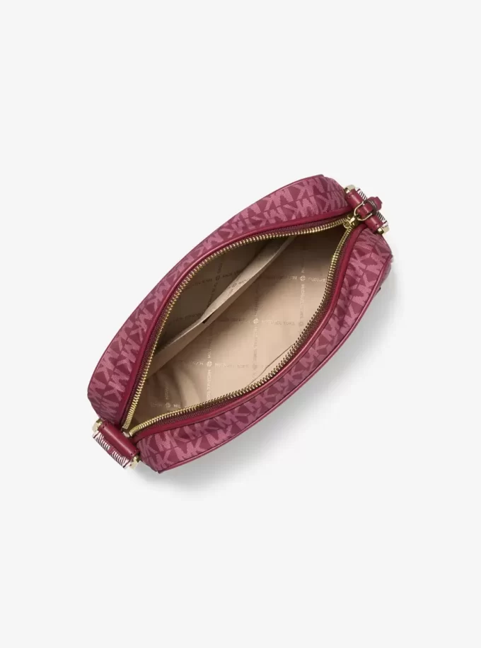 Torba typu crossbody Jet Set z dużym, tkanym nadrukiem z logo