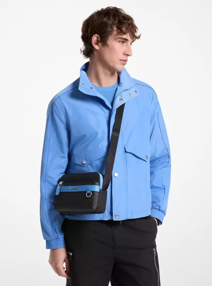 Torba typu crossbody z logo Hudson Signature Torba typu crossbody z logo Hudson Signature