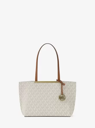 Torba typu tote Evelyn Small Signature Logo