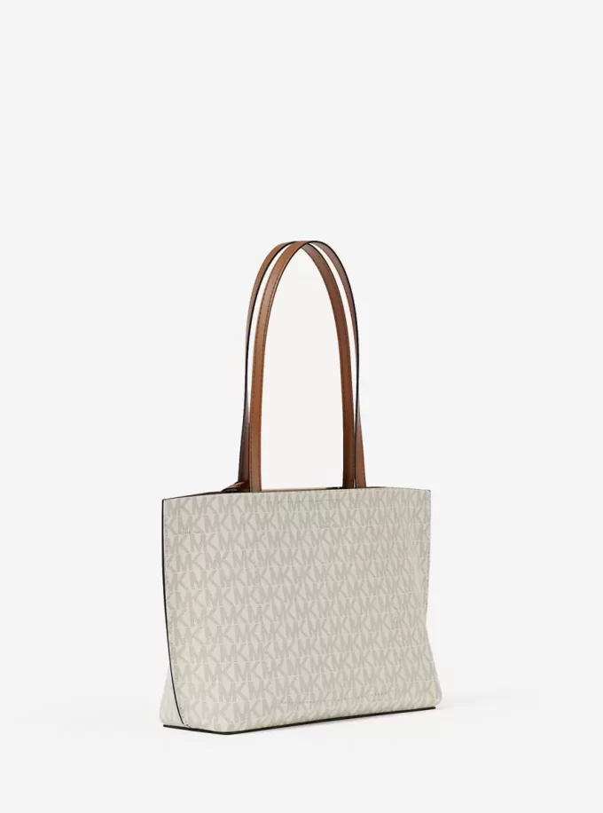 Torba typu tote Evelyn Small Signature Logo