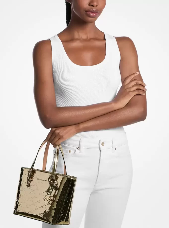 Torba typu tote Jet Set Extra-Small z metalicznym wytłoczonym logo