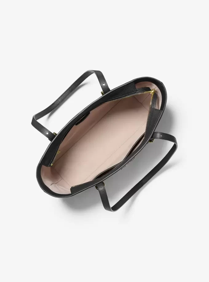 Torba typu tote Quinn Medium Pebbled Leather