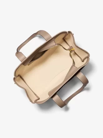 Torba typu tote Romee z dużym logo i skóry