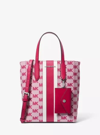 Torba typu tote Vincent Small Logo Jacquard z etui na karty