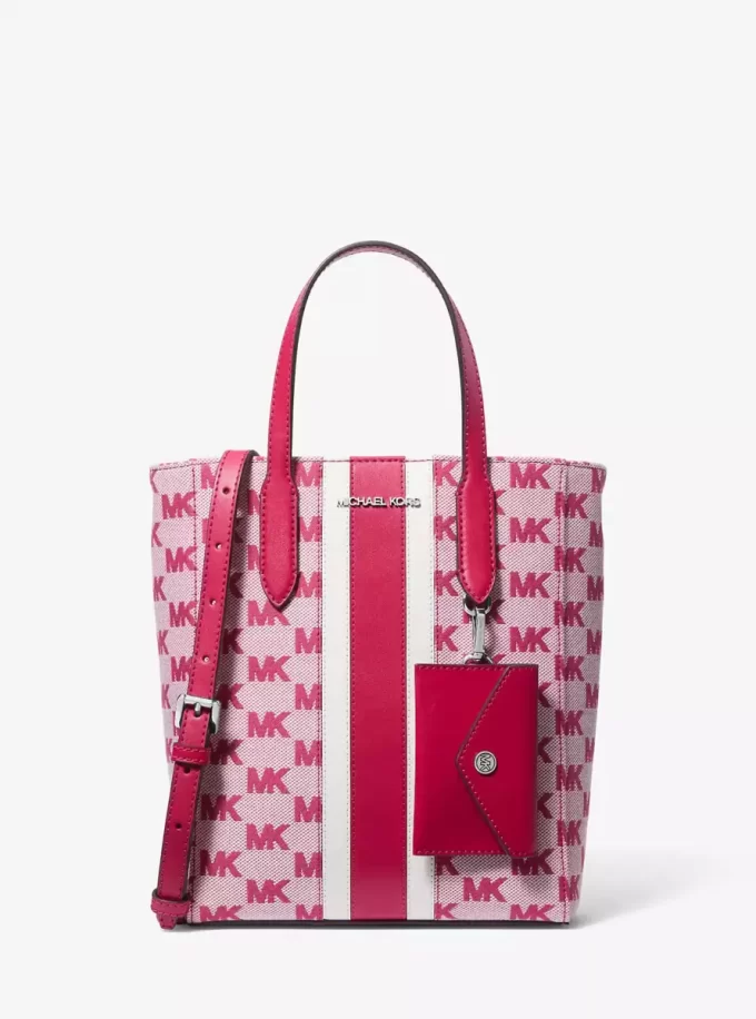 Torba typu tote Vincent Small Logo Jacquard z etui na karty