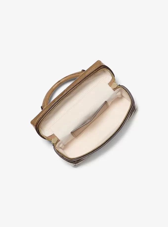 Torebka Jana Extra-Small z wytłaczanej skóry krokodyla z możliwością zmiany rozmiaru na ramię