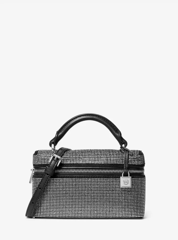 Torebka Jana Extra-Small z zdobionym zamszem, z możliwością odpięcia na ramię Torebka Jana Extra-Small z zdobionym zamszem, z możliwością odpięcia na ramię