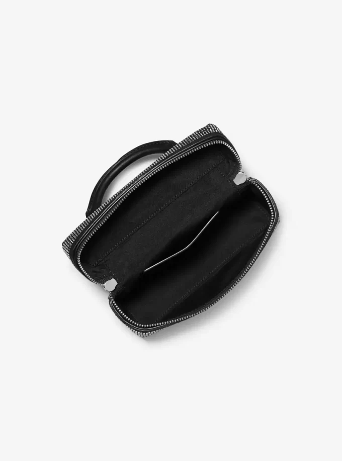 Torebka Jana Extra-Small z zdobionym zamszem, z możliwością odpięcia na ramię Torebka Jana Extra-Small z zdobionym zamszem, z możliwością odpięcia na ramię