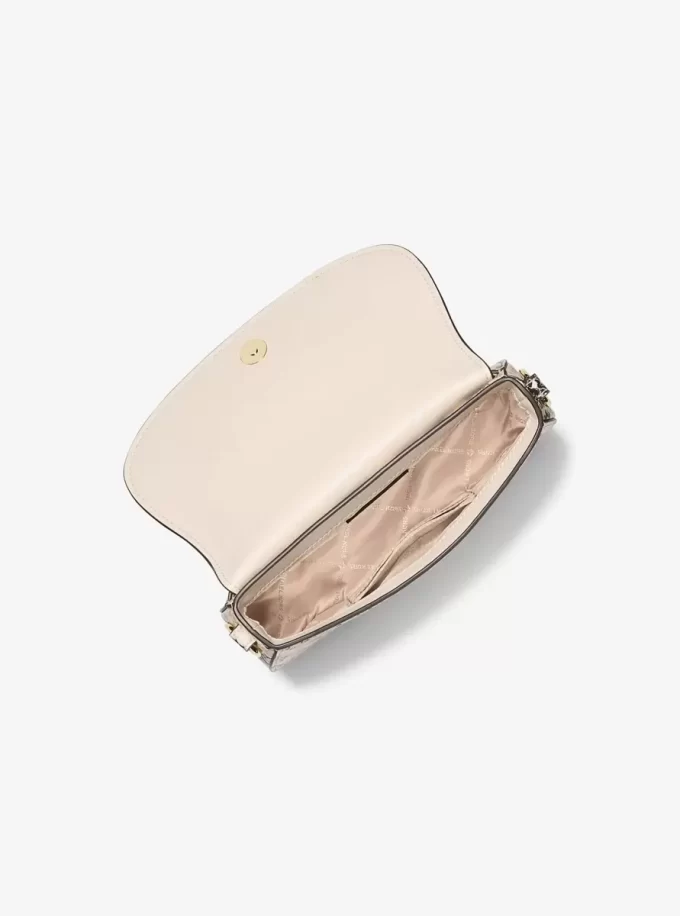 Torebka Mila Small Crossbody z wytłoczonym wężem