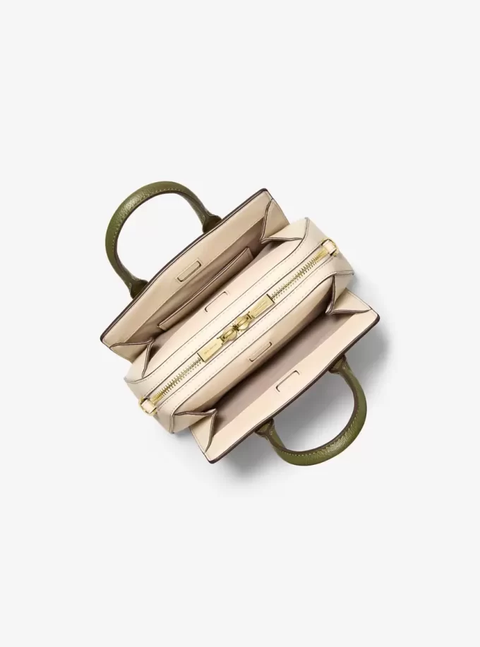 Torebka na ramię Laila Extra-Small z imitacji skóry w blokach kolorów