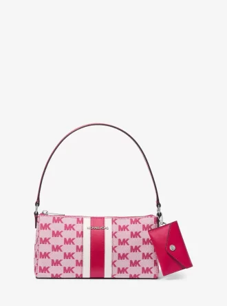 Vincent Średniej wielkości żakardowa torebka z logo i etui na karty