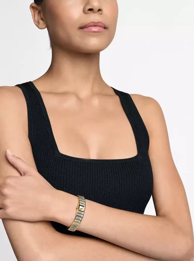 Zegarek Mini Darrington Pavé z limitowanej edycji w kolorze złotym