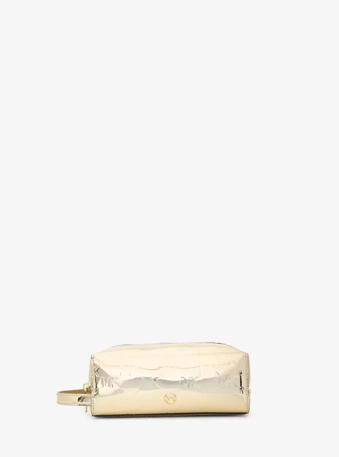 Zestaw podróżny Jet Set Medium Metallic Logo z wytłoczonym logo