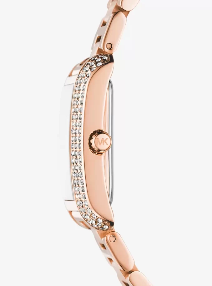 Zestaw prezentowy Petite Emery w kolorze różowego złota z zegarkiem i biżuterią