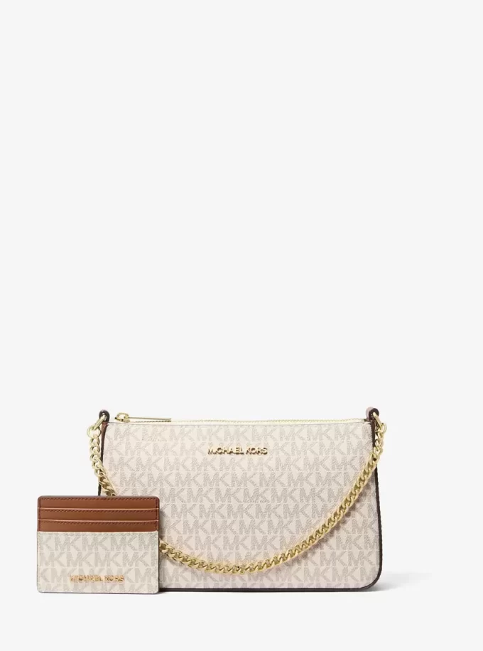 Zestaw prezentowy: średni woreczek z logo i etui na karty