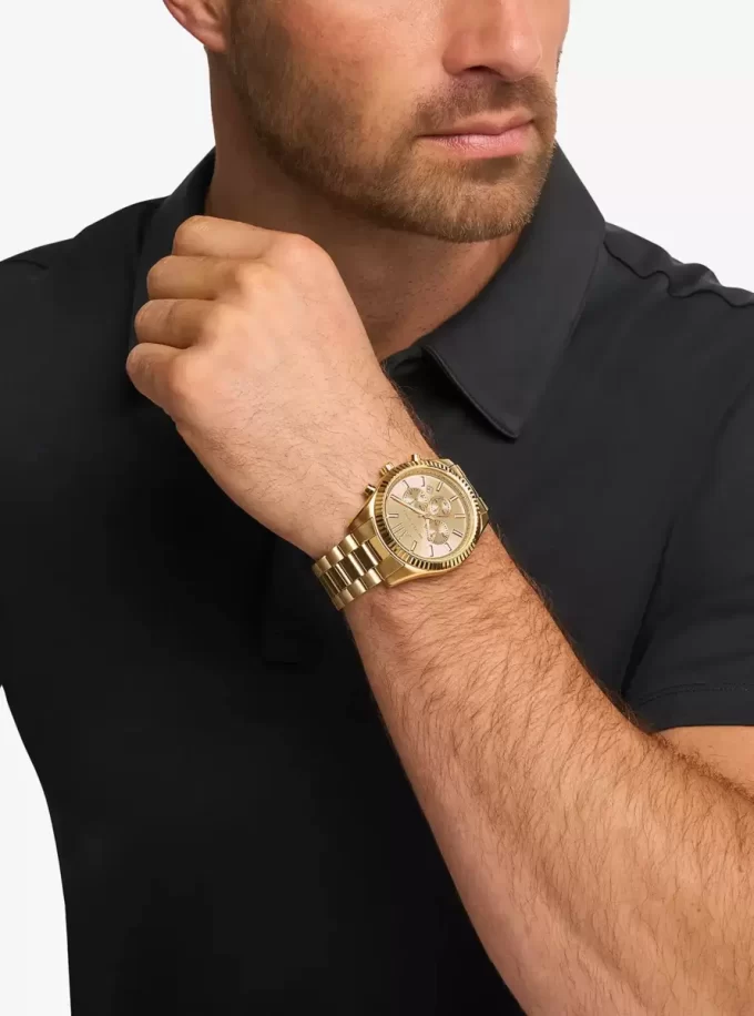 Zestaw zegarków Lexington dla niej i dla niego w kolorze złotym