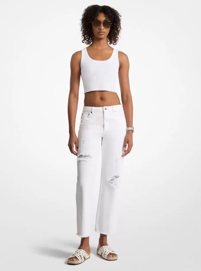 Zniszczone dżinsy Zniszczone dżinsy